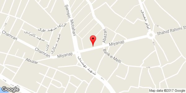 موقعیت معاونت اداره کل و مدیریت آموزش و پرورش میانه روی نقشه