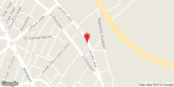 موقعیت شیرینی مارال روی نقشه