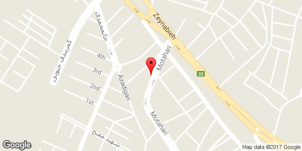 موقعیت نمایشگاه X7 روی نقشه