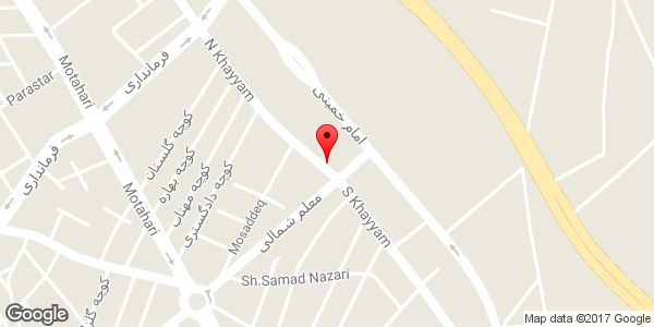 موقعیت چلوکبابی ارکیده روی نقشه