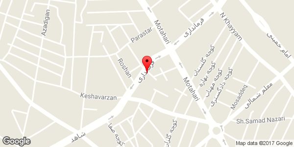 موقعیت سازمان تامین اجتماعی میانه روی نقشه