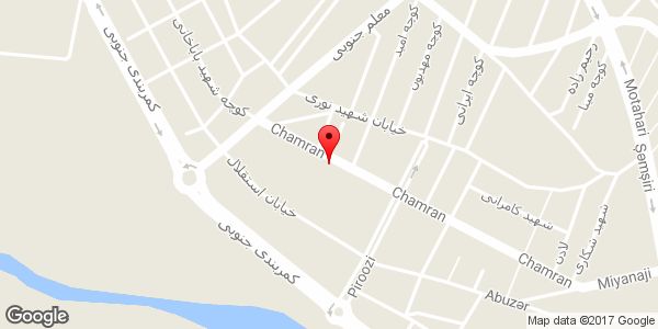 موقعیت املاک کاج روی نقشه