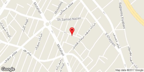 موقعیت دبستان پسرانه شهید نیکنام روی نقشه