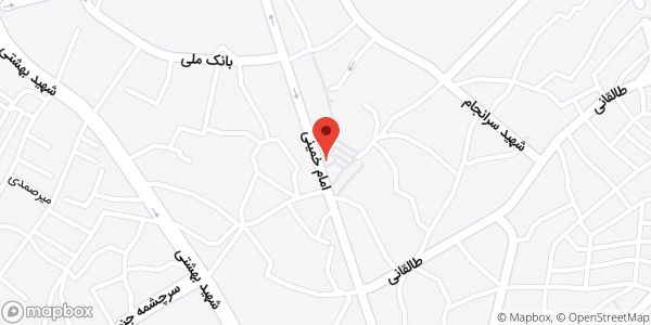 موقعیت رستوران آنا فود روی نقشه