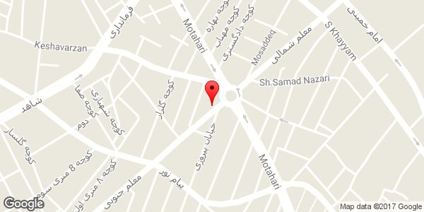 موقعیت کیف و کفش آنجل روی نقشه