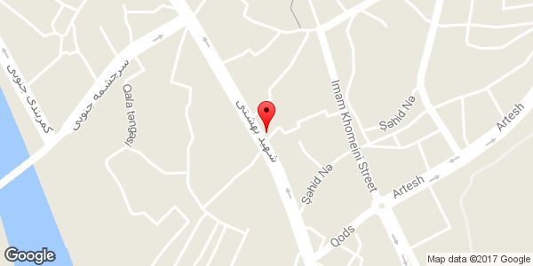 موقعیت اتو گالری الگاس روی نقشه