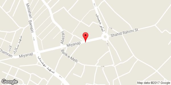 موقعیت کفش فروشی ونیز روی نقشه