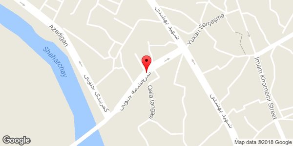 موقعیت خیابان بیرامی روی نقشه