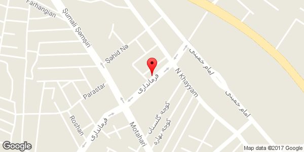 موقعیت رستوران آتا روی نقشه