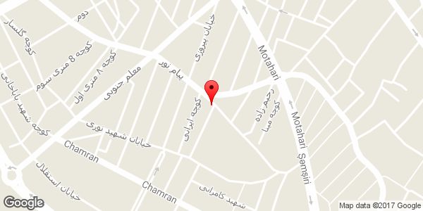 موقعیت کتابسرای قافلان روی نقشه