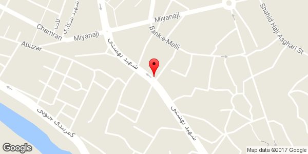 موقعیت فروشگاه لوازم خانگی رهروان روی نقشه