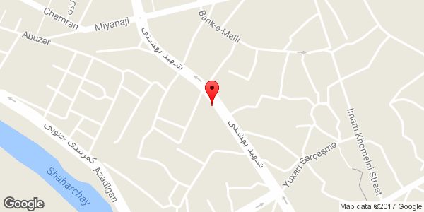 موقعیت پیرایش المپیک روی نقشه