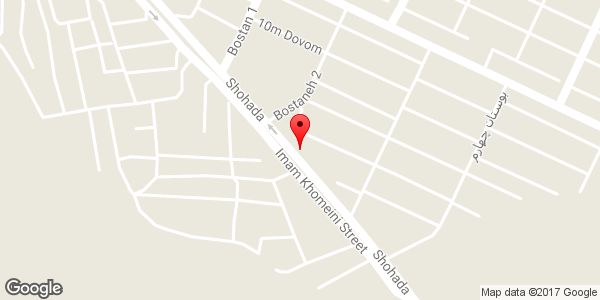 موقعیت باطری سازی امید روی نقشه