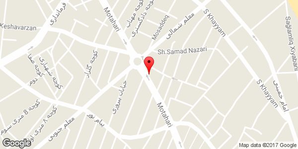 موقعیت آرایشی مودا روی نقشه