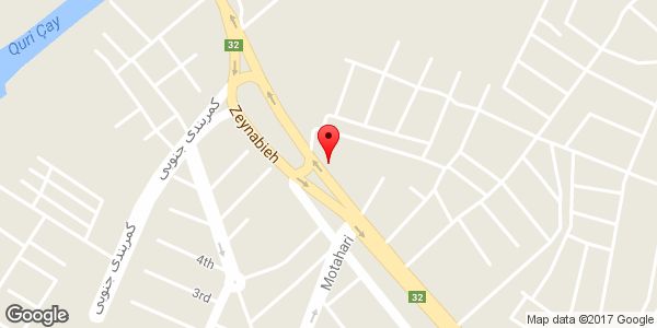 موقعیت جوشکاری عزیزی روی نقشه