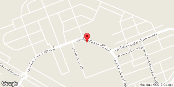 موقعیت املاک اطمینان (قربانی) روی نقشه