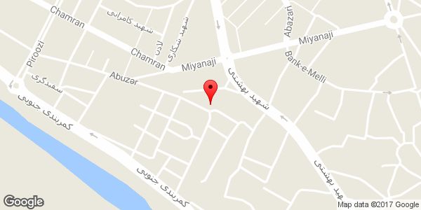 موقعیت سالن آرایش کرشمه روی نقشه