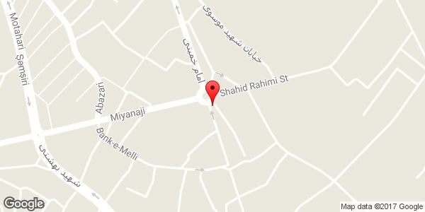 موقعیت مرغ و ماهی فروشی روی نقشه