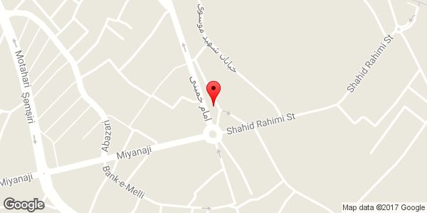 موقعیت کانون آگهی و تبلیغاتی فانوس میانه روی نقشه