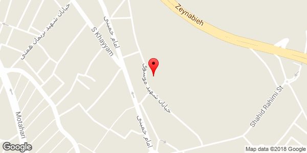 موقعیت مسجد حضرت ابوالفضل روی نقشه