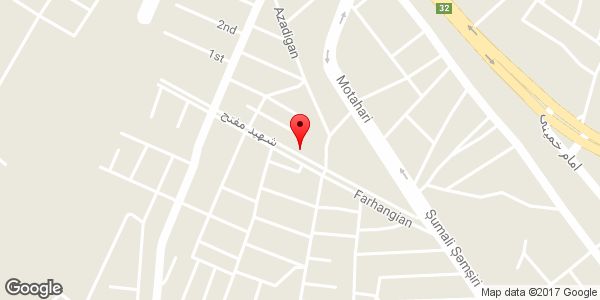 موقعیت انستیتو زیبایی نگاه روی نقشه