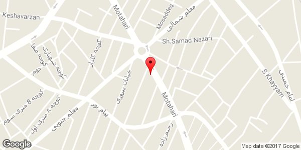 موقعیت فروشگاه لباس زنانه روی نقشه