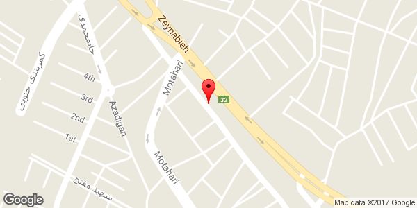 موقعیت کارواش بهنام روی نقشه