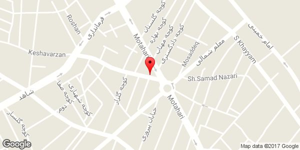 موقعیت پیرایش تیپ روی نقشه