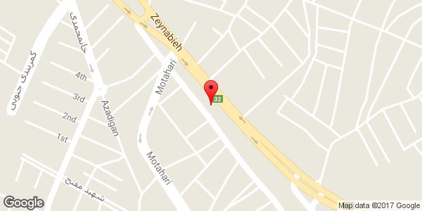 موقعیت آذر باطری روی نقشه