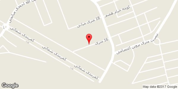 موقعیت دبیرستان دخترانه استعدادهای درخشان فرزانگان روی نقشه