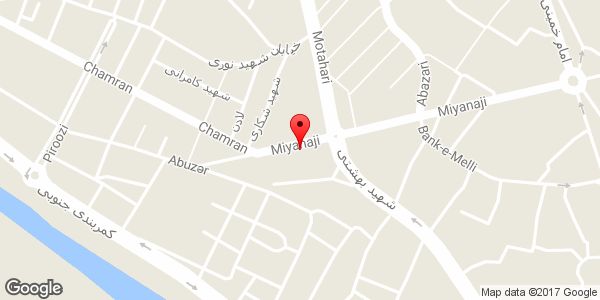 موقعیت سوپر مارکت امیر روی نقشه