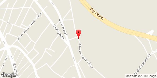 موقعیت خیابان کریمی روی نقشه