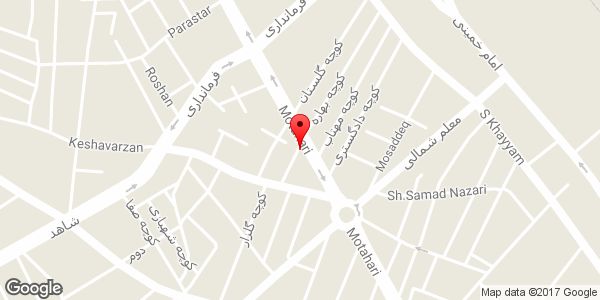 موقعیت لوازم آرایشی و بهداشتی نیوا روی نقشه