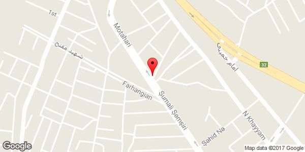 موقعیت اتو گالری سهند روی نقشه