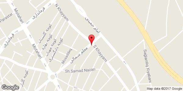 موقعیت سالن پیرایش حمید روی نقشه