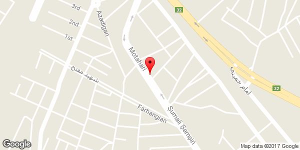 موقعیت دکوراسیون کارن روی نقشه