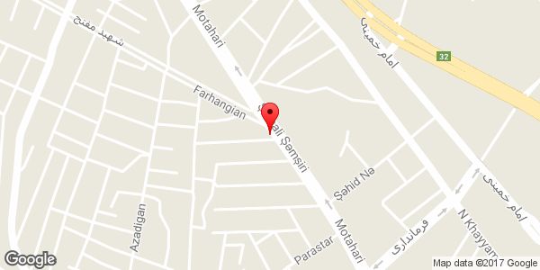 موقعیت سوپر مارکت روی نقشه