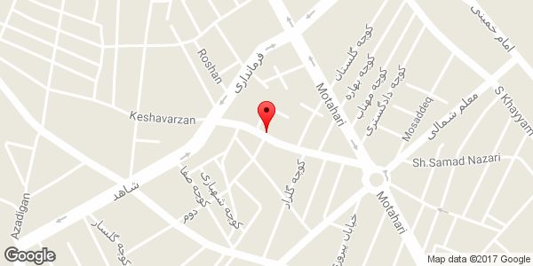 موقعیت خیاطی ژورنال روی نقشه