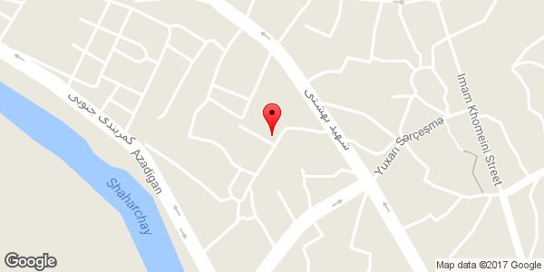 موقعیت مسجد شهدا روی نقشه