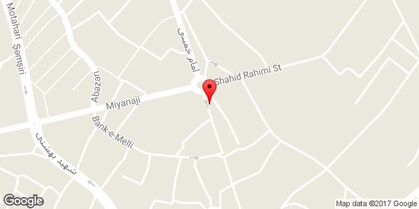 موقعیت مرغ و ماهی فروشی روی نقشه