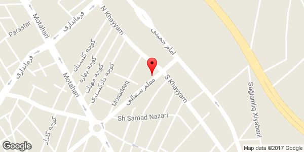 موقعیت مزون ویونا روی نقشه