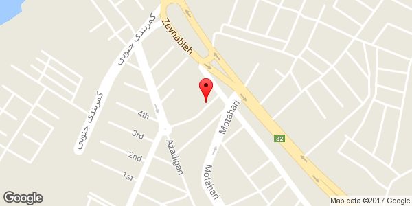 موقعیت مهمانسرای شرکت فولاد آذربایجان روی نقشه