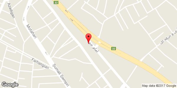 موقعیت تعمیرات جلوبندی روی نقشه