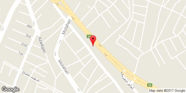 موقعیت پنچرگیری فرشید روی نقشه