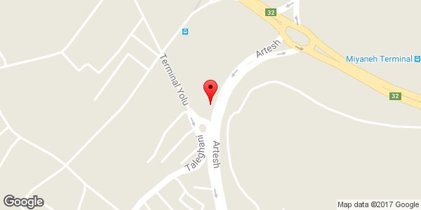 موقعیت تعمیرگاه روی نقشه