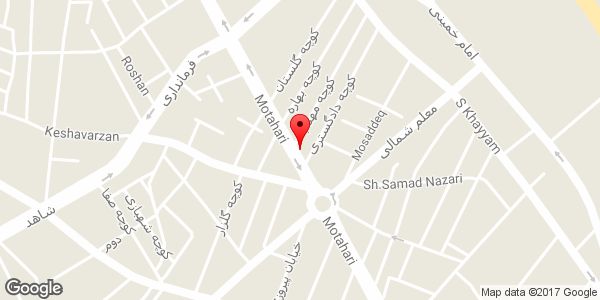 موقعیت فرش نگین روی نقشه