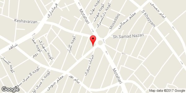 موقعیت آموزشگاه فنی حرفه ای رایانه بنیاد روی نقشه