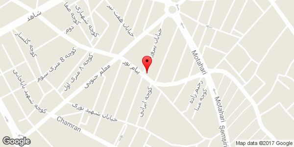 موقعیت کتابسرای فرید روی نقشه