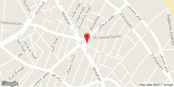 موقعیت فروشگاه لوازم دکوری ایستگاه سبز روی نقشه