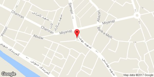 موقعیت افرا درب روی نقشه